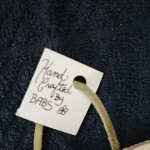 Set of 2 Small Unglazed Cermic Wall Plaques with Sayings by Babs NEW - Picture 5 of 6